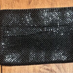 Whiting & Davis Black Clutch